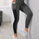 Miniatura: Yoga Basic Mesh Panel Sports Leggings With Phone Pocket