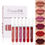 Thumbnail: Durable Long-Lasting Lip Gloss, 6Pcs Smooth Lip Color Waterproof Matte Lip Glaz