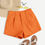 Miniatura: Essnce Solid Color Fold & Pleated Woven Shorts
