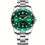 Thumbnail: REBIRTH Rhinestone Decor Round Pointer Quartz Watch