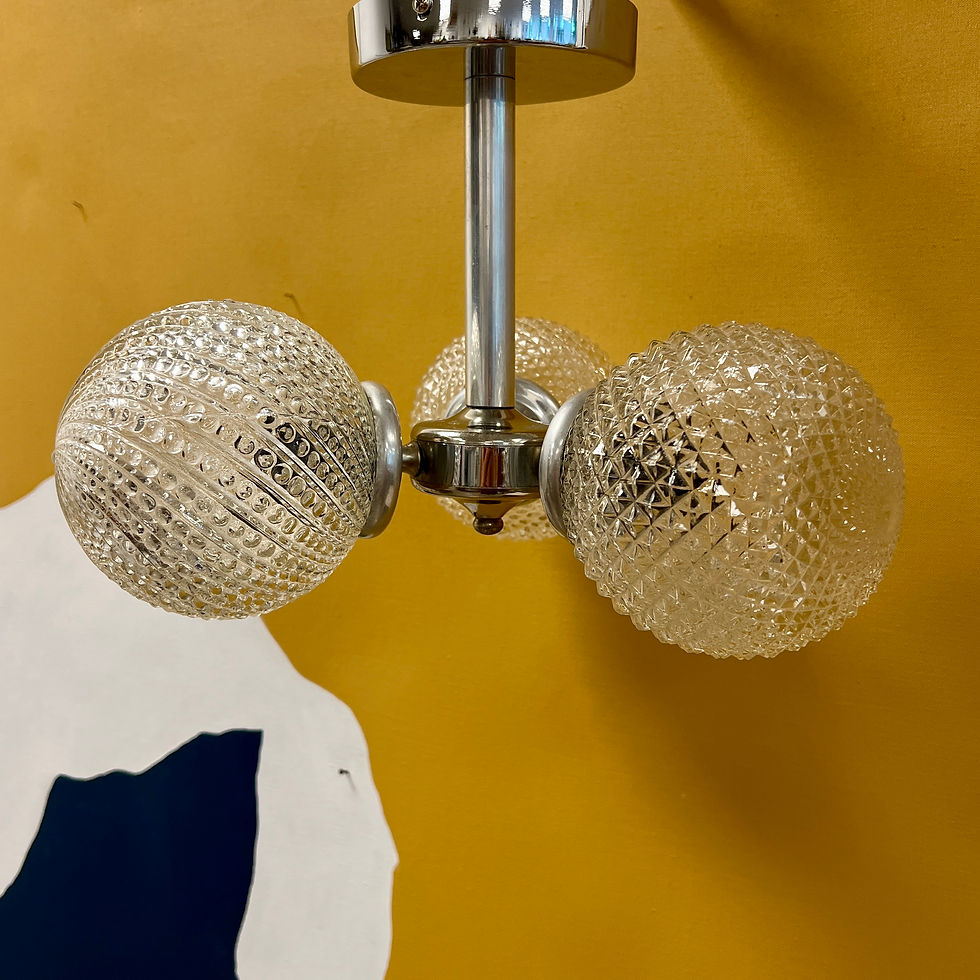 Lampe à suspension années 1970