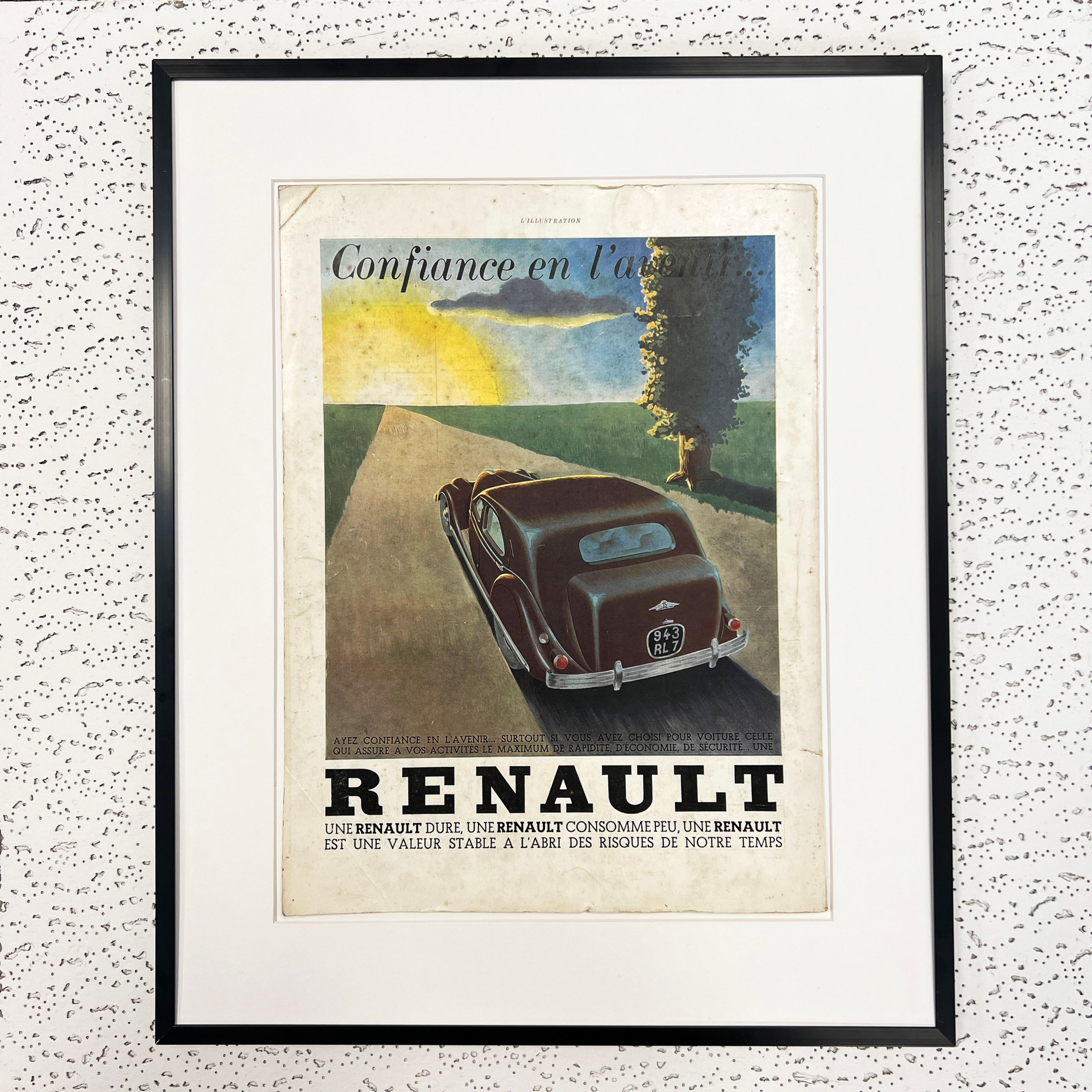 Renault, la confiance en l'avenir 1937