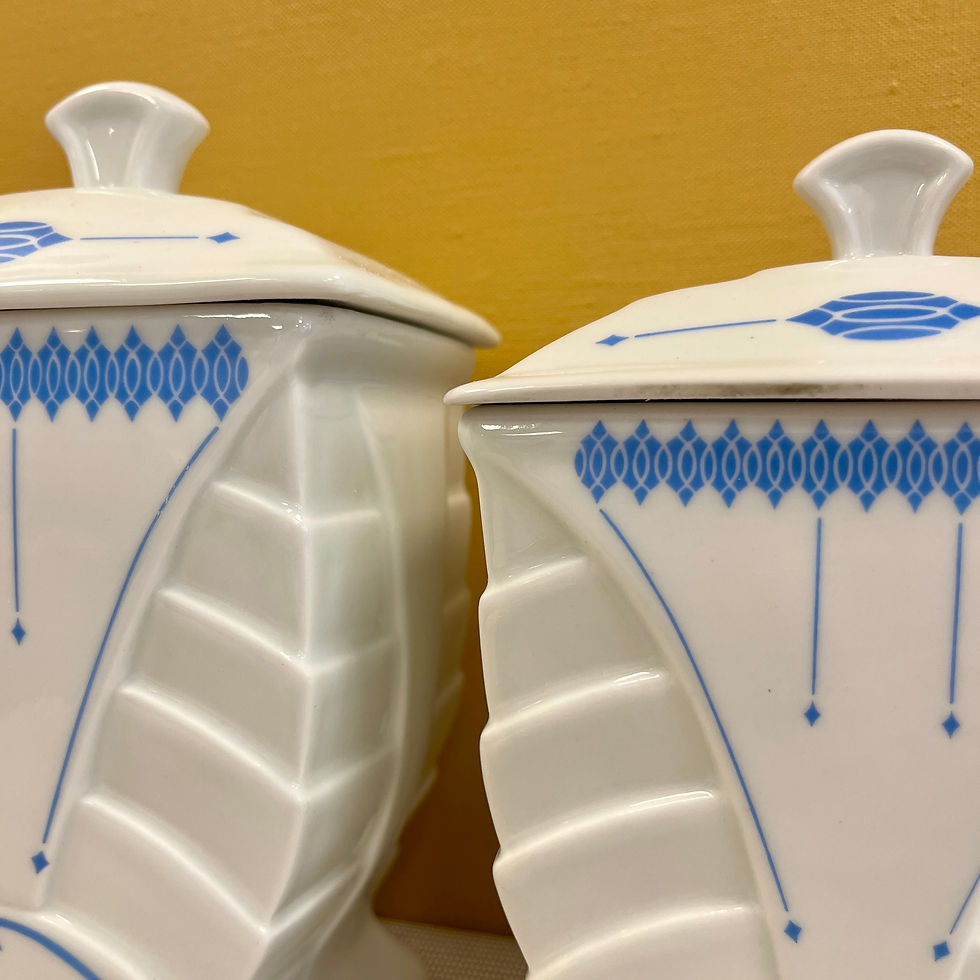 Miniature : Pots à épices et condiments Chauvigny années 1940