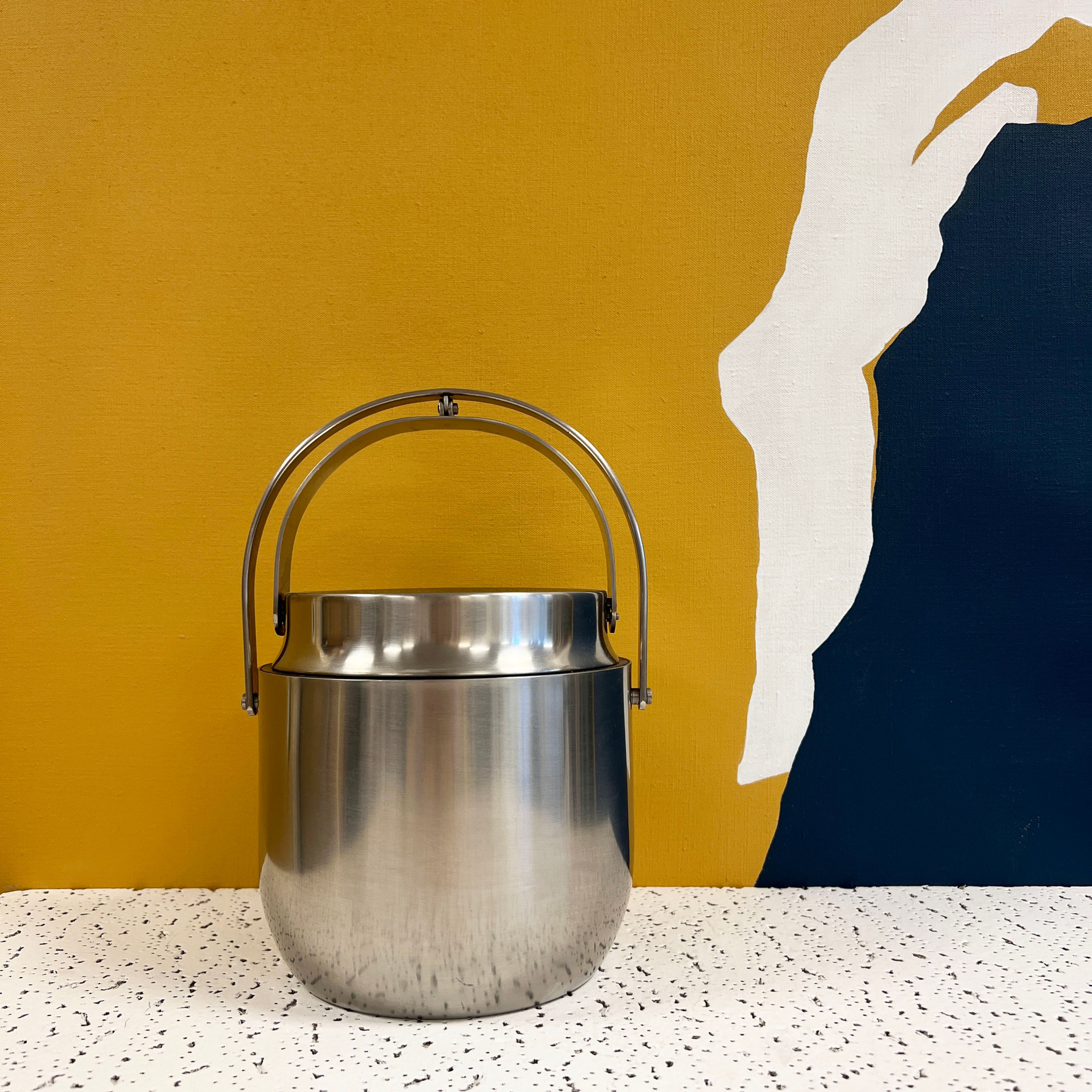 Seau à glace Alessi années 1970