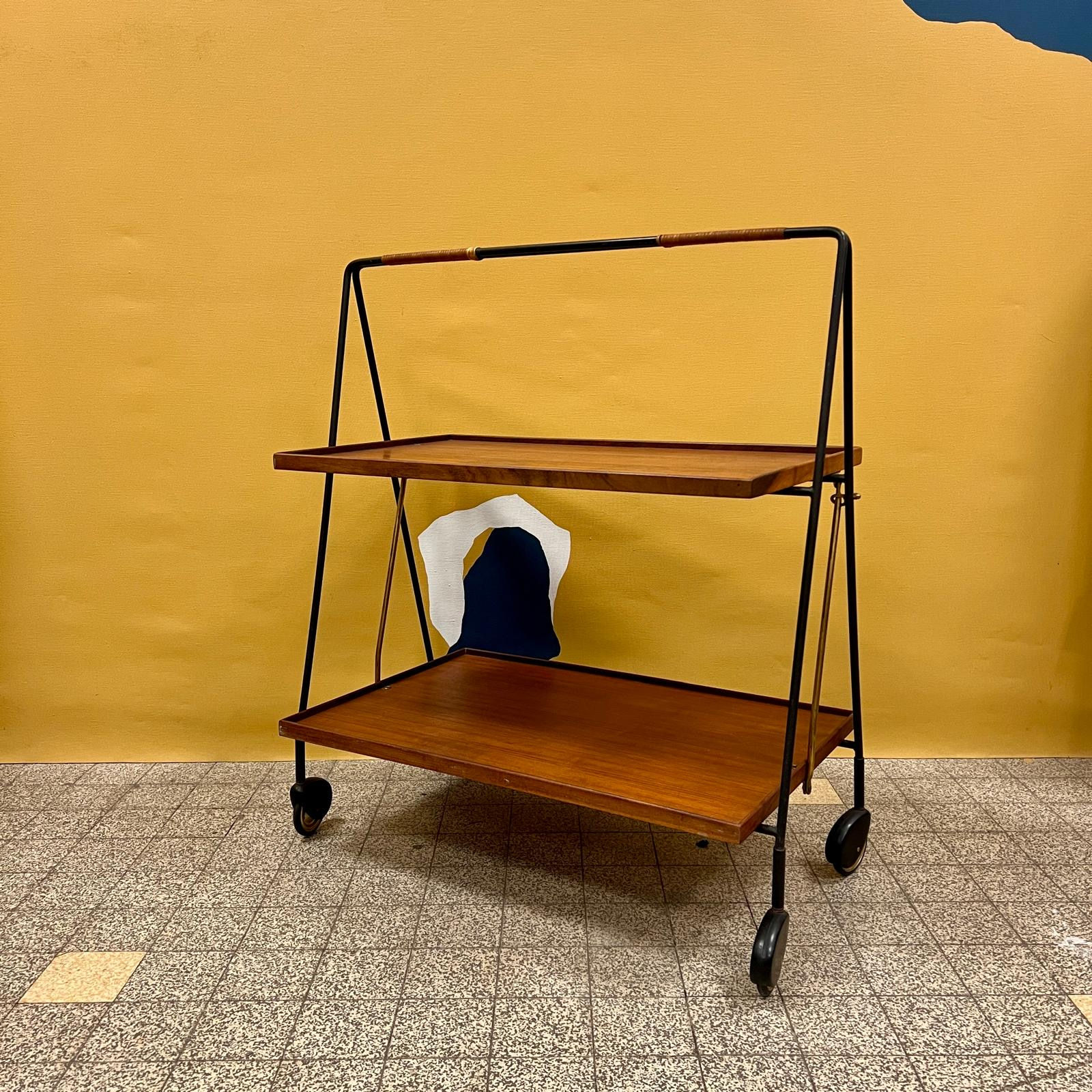 Desserte /bar trolley Danemark années 1960