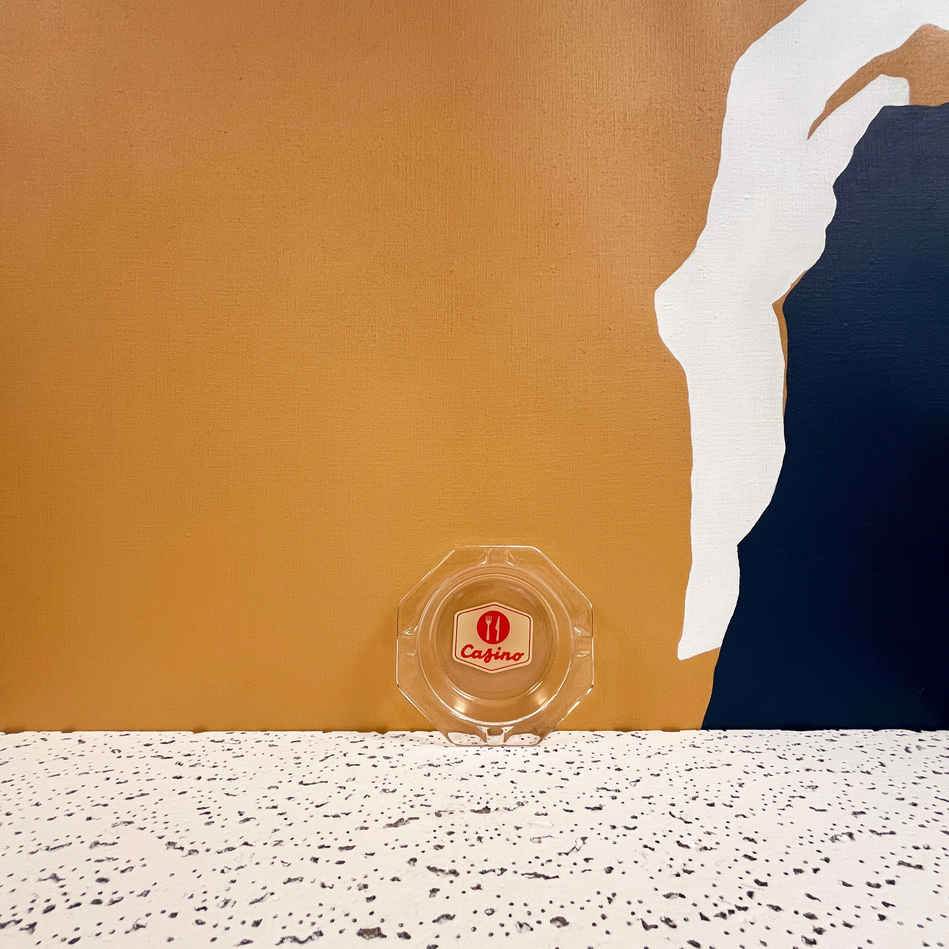 Cendrier publicitaire Casino Arcoroc 1970