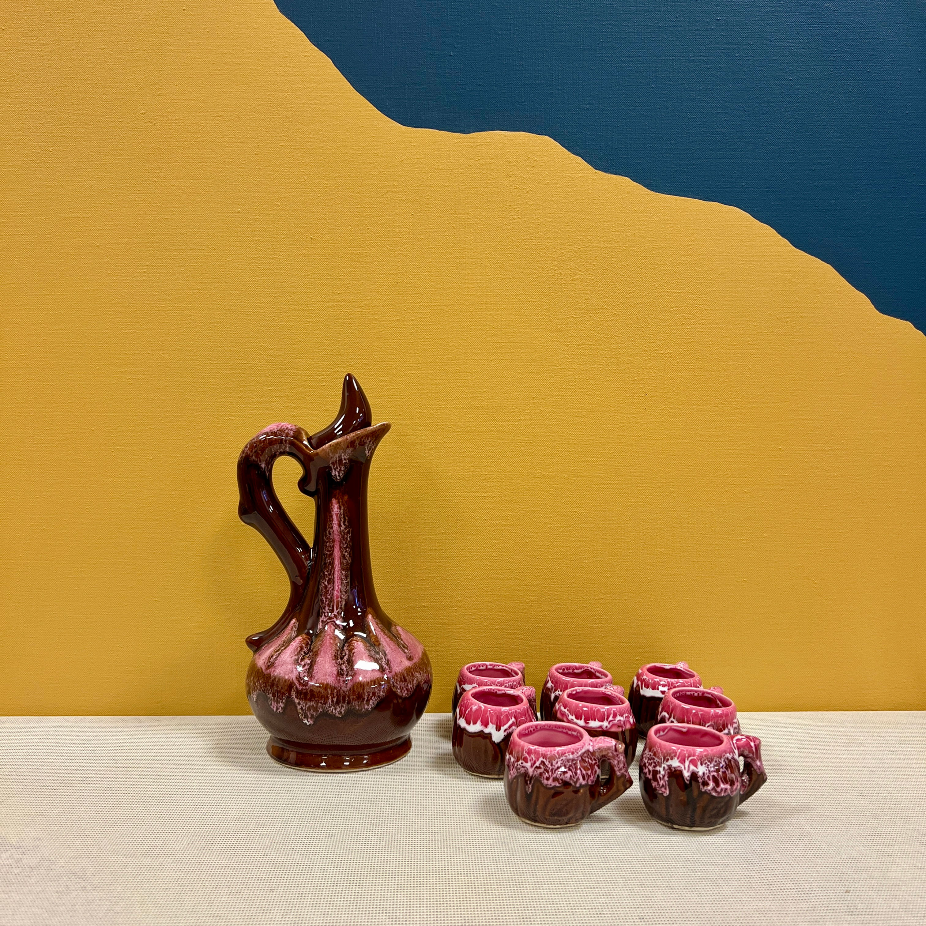 Service à liqueur, Vallauris, France, années 1970