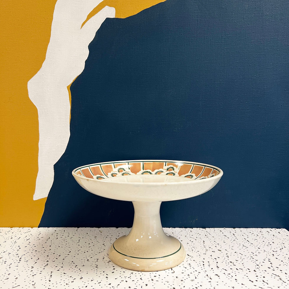 Compotier - Plat Sienne années 1950