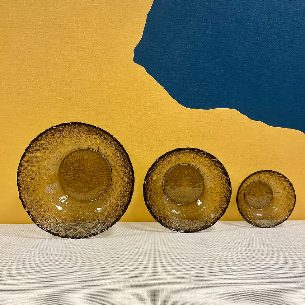 Saladiers et coupelles Arcoroc années 1970