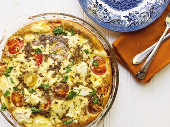 Paleoish Baked Eggs with Ricotta