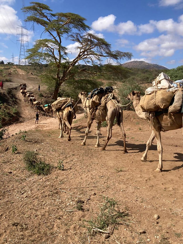 Crossing the Il Bisil outside Bisil town