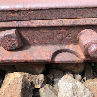Old original 1914 rails