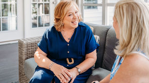 Loudoun County Realtor, Geri Deane of Hunt Country Sotheby's International Realty meeting with a client.