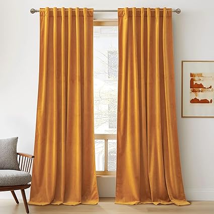 velvet curtains