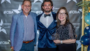 Reed "the Realtor" Jimenez is recognized as the 2025 Young Professional of the Year by the Frederick County Building Industry Association