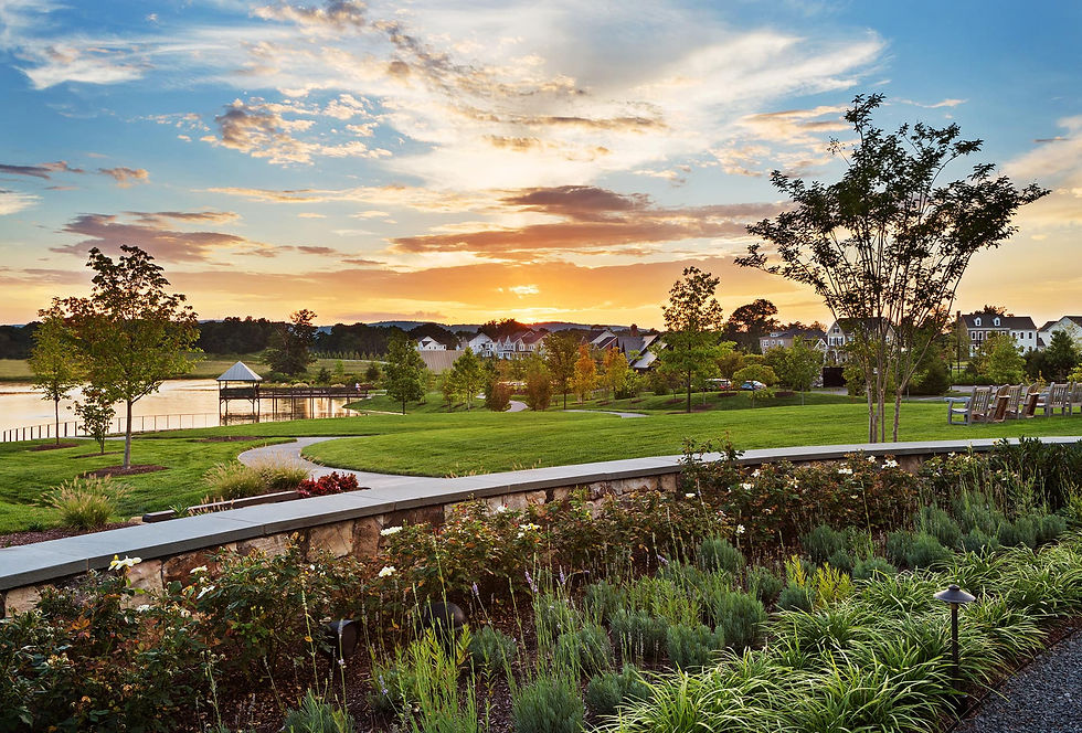 WIllowsford is an innovative planned community in Aldie, VA featuring  a working community garden.