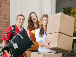 Shenandoah University students moving out of the dorm at the end of Spring semester.