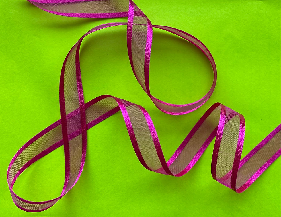 Fuchsia Satin Ribbon