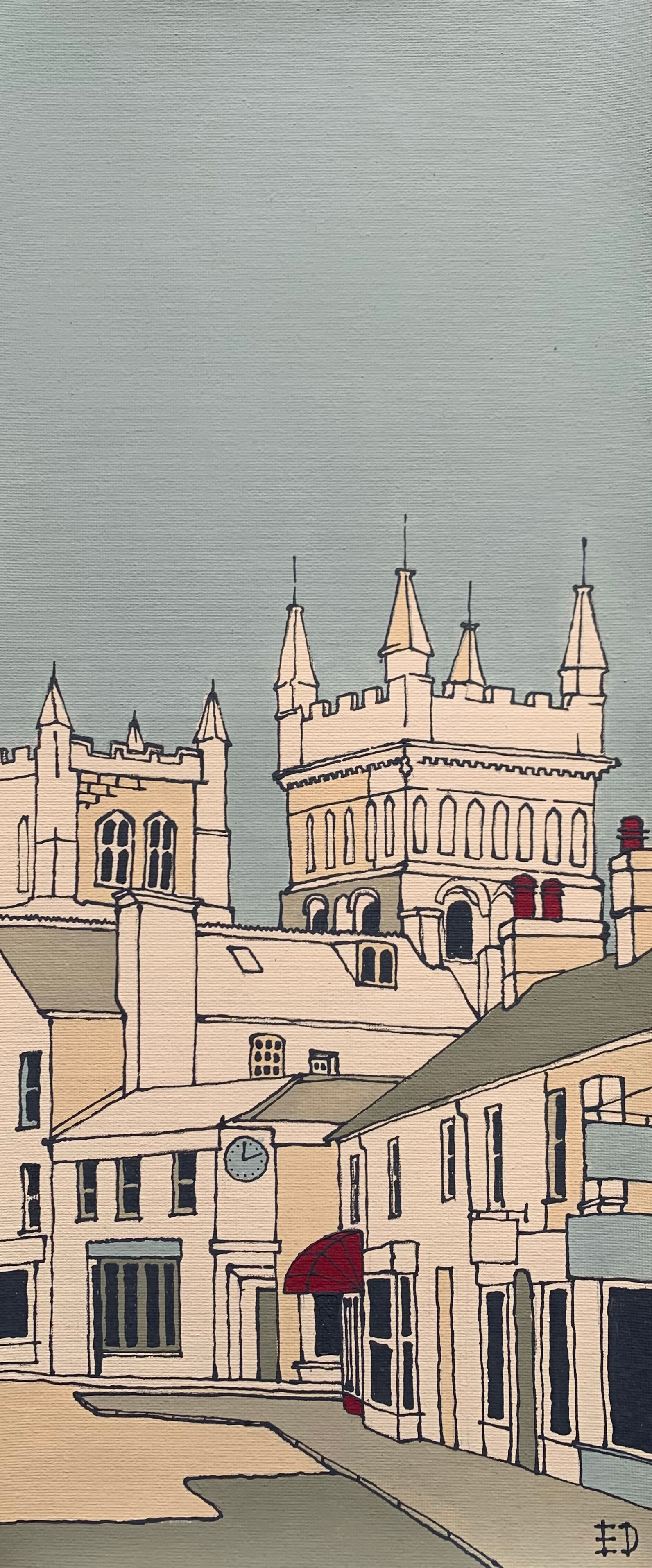 Wimborne High-street Print