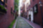 Acorn street in Boston