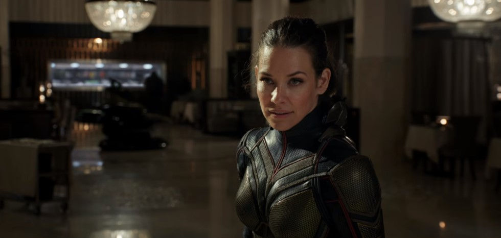 The Wasp (Evangeline Lilly) more than holds her own in Ant-Man and the Wasp