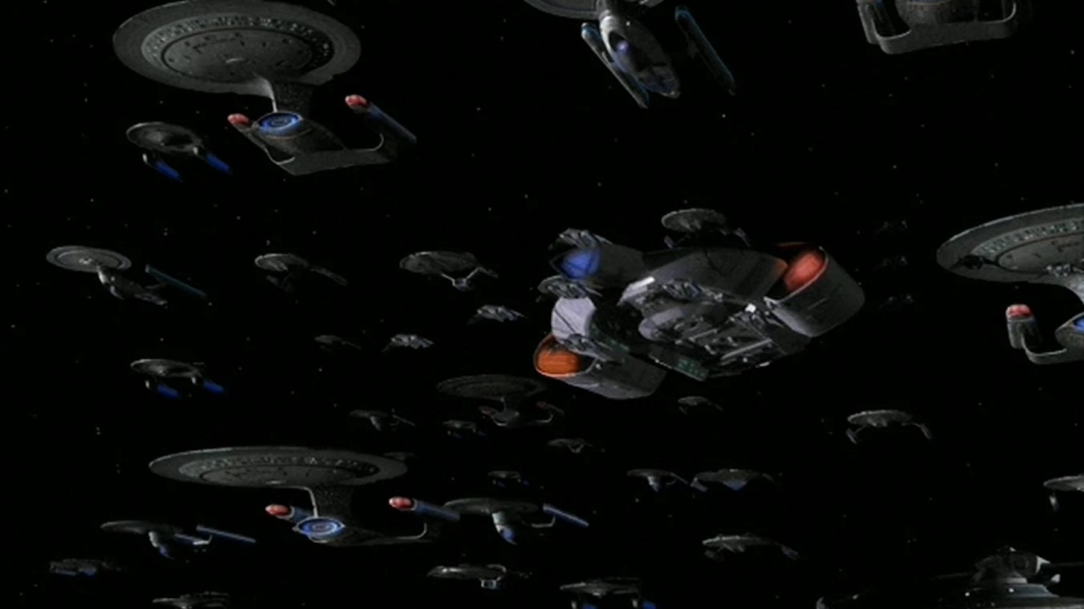 The Defiant leads the Federation fleet in a bid to take back Deep Space Nine from the Dominion