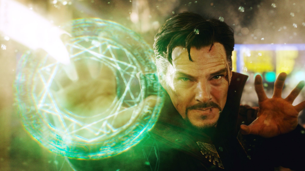 Stephen Strange (Benedict Cumberbatch) masters the mystic arts in Doctor Strange