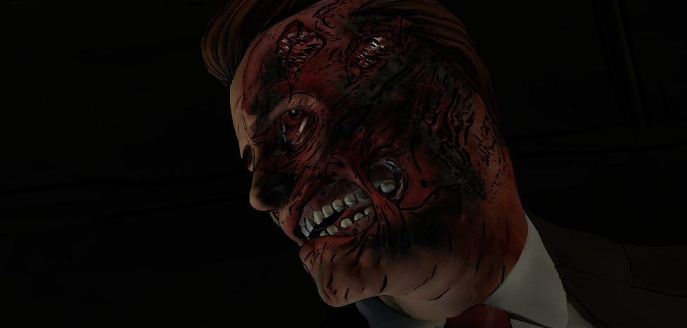 Two-Face is born in "Children of Arkham"