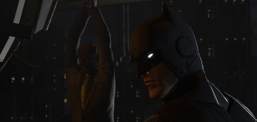 Two lawbreakers - bad and good - in Batman: The Telltale Series
