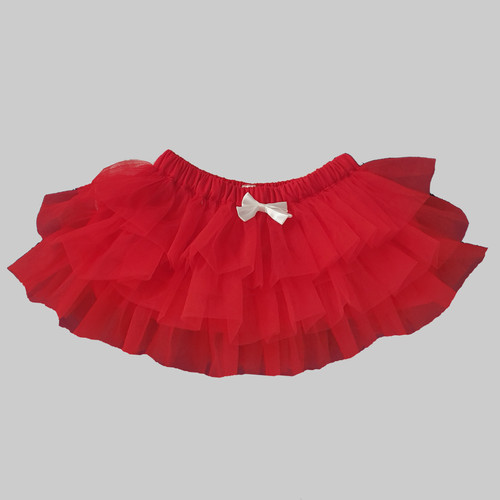 Fluffy Tutu Infant Red Tutu Skirt Red Girl Tutu, Red Christmas