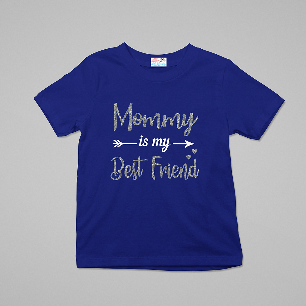 Mommy is my Best Friend Navy Blue Onesie / Tshirt