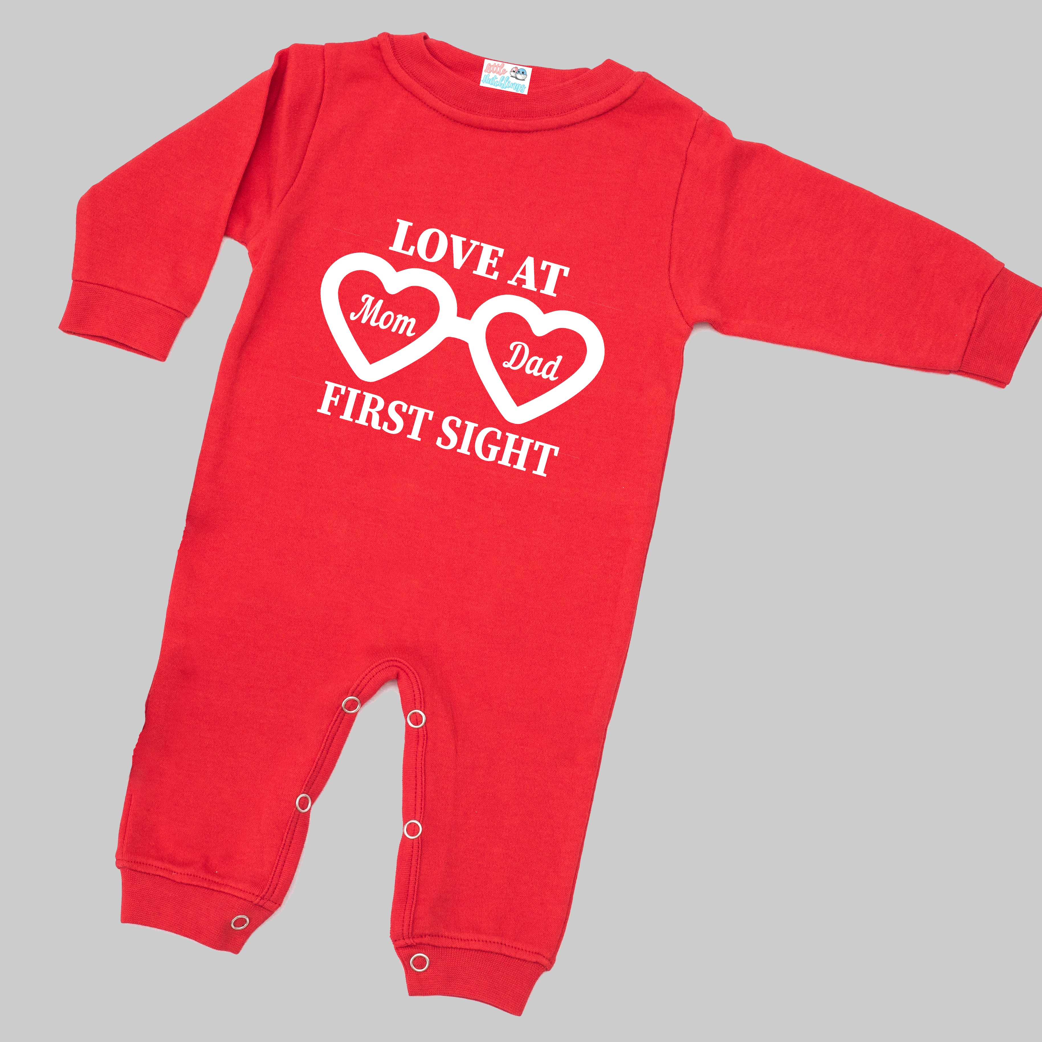 Love at First Sight Mom Dad - Red