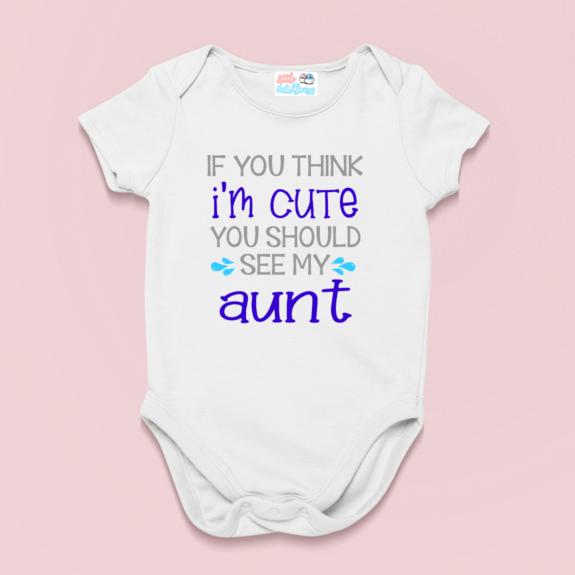 Cute Baby and Aunt Onesie