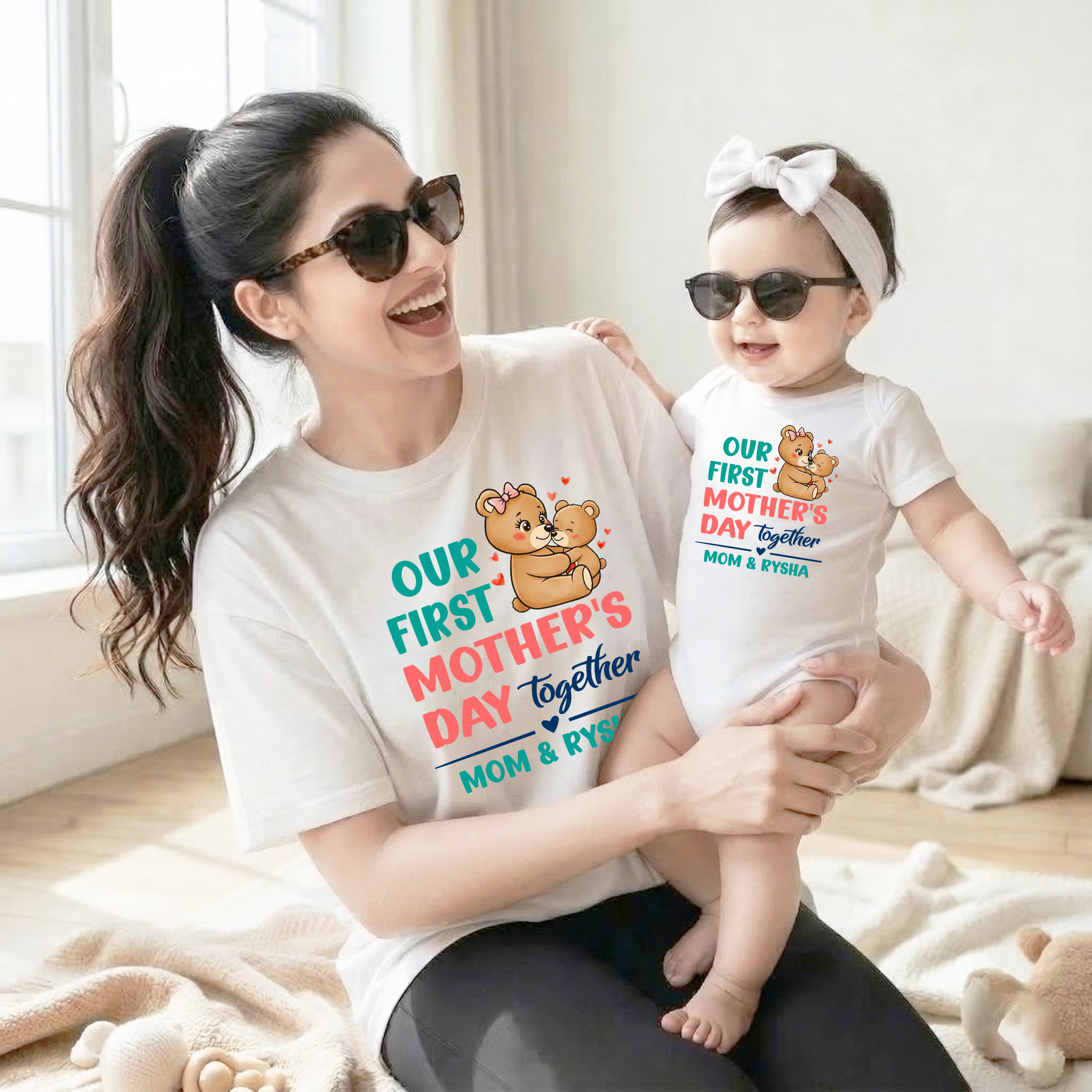 Our First Mother's Day White Combo (Bears)