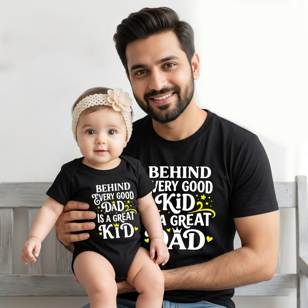 Good + Great Kid & Dad Black Combo