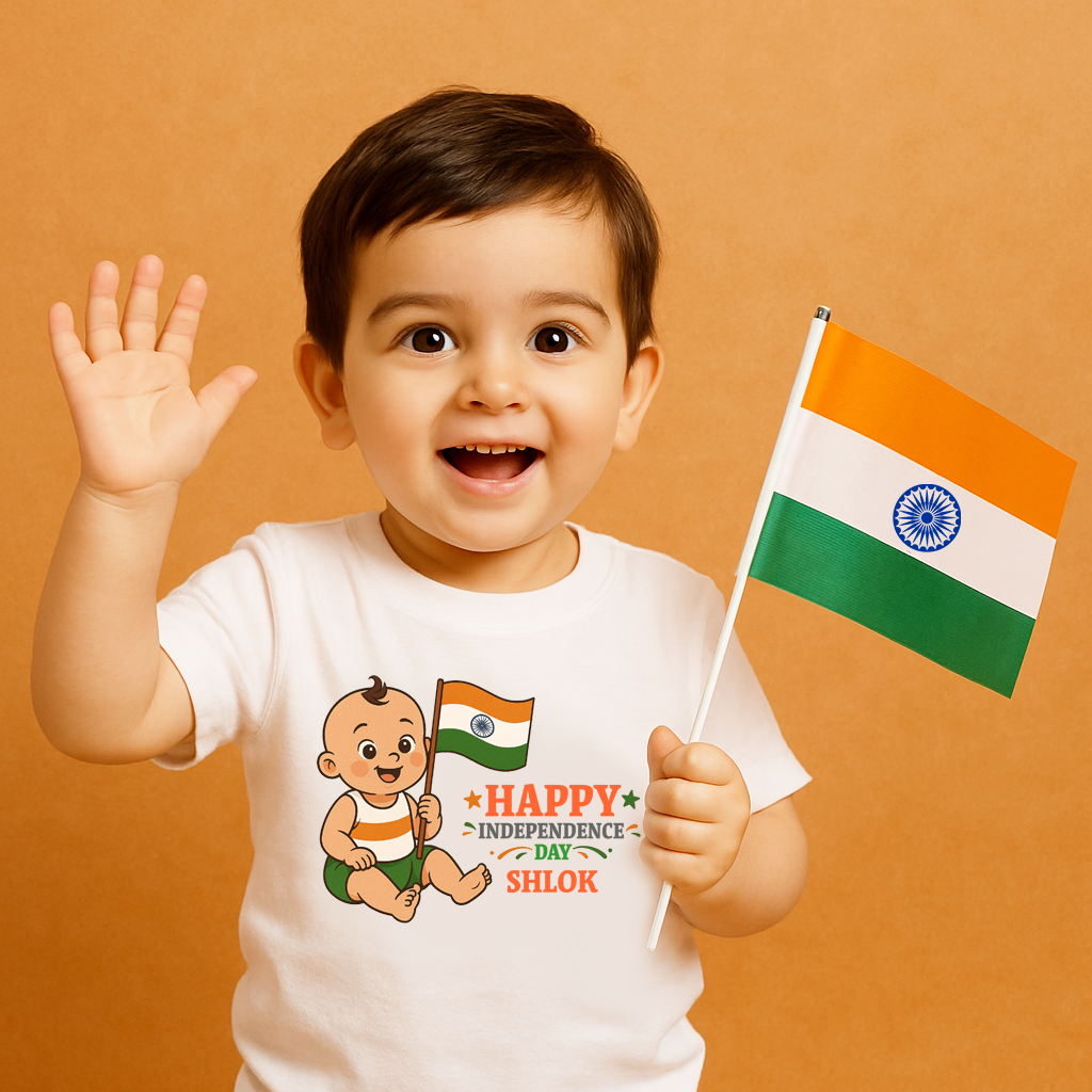 Happy Independence Day White (Baby)