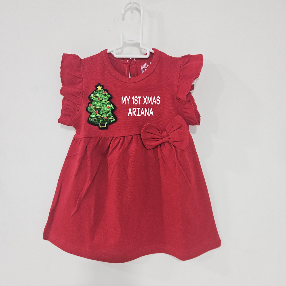 First Christmas Red Frock (Tree)
