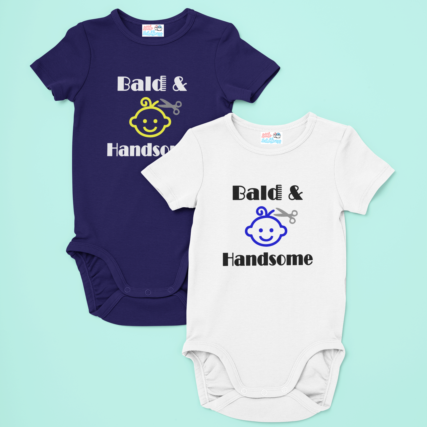 Bald & Handsome Mundan Onesie