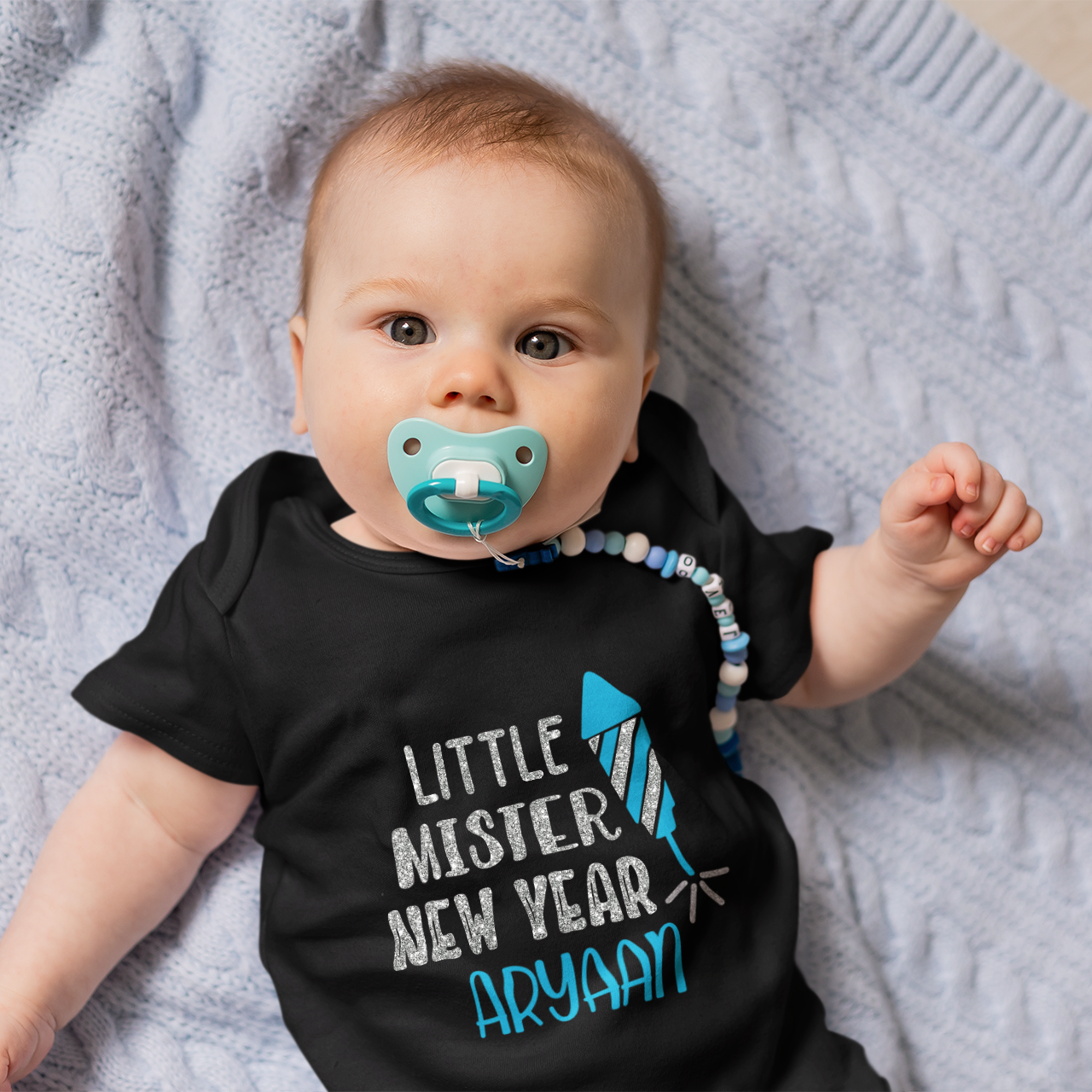 Little Mister Name Black (Rocket)