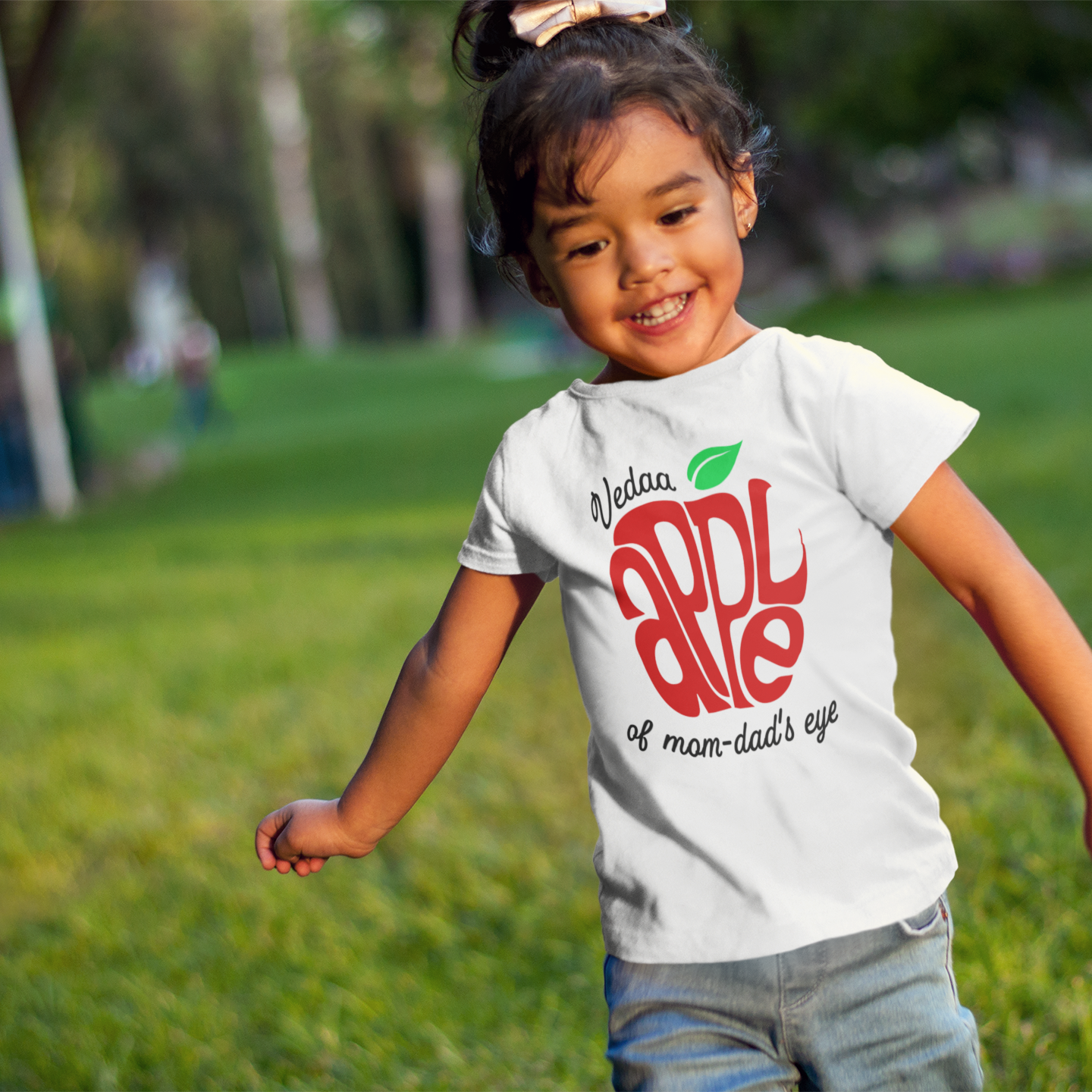 Apple of Mom Dad's Eye Onesie / Romper / Tshirt