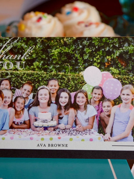 7 Effortless Tips for Writing the Perfect Kid’s Birthday Party Thank-You Note! As seen on www.tinyprints.com