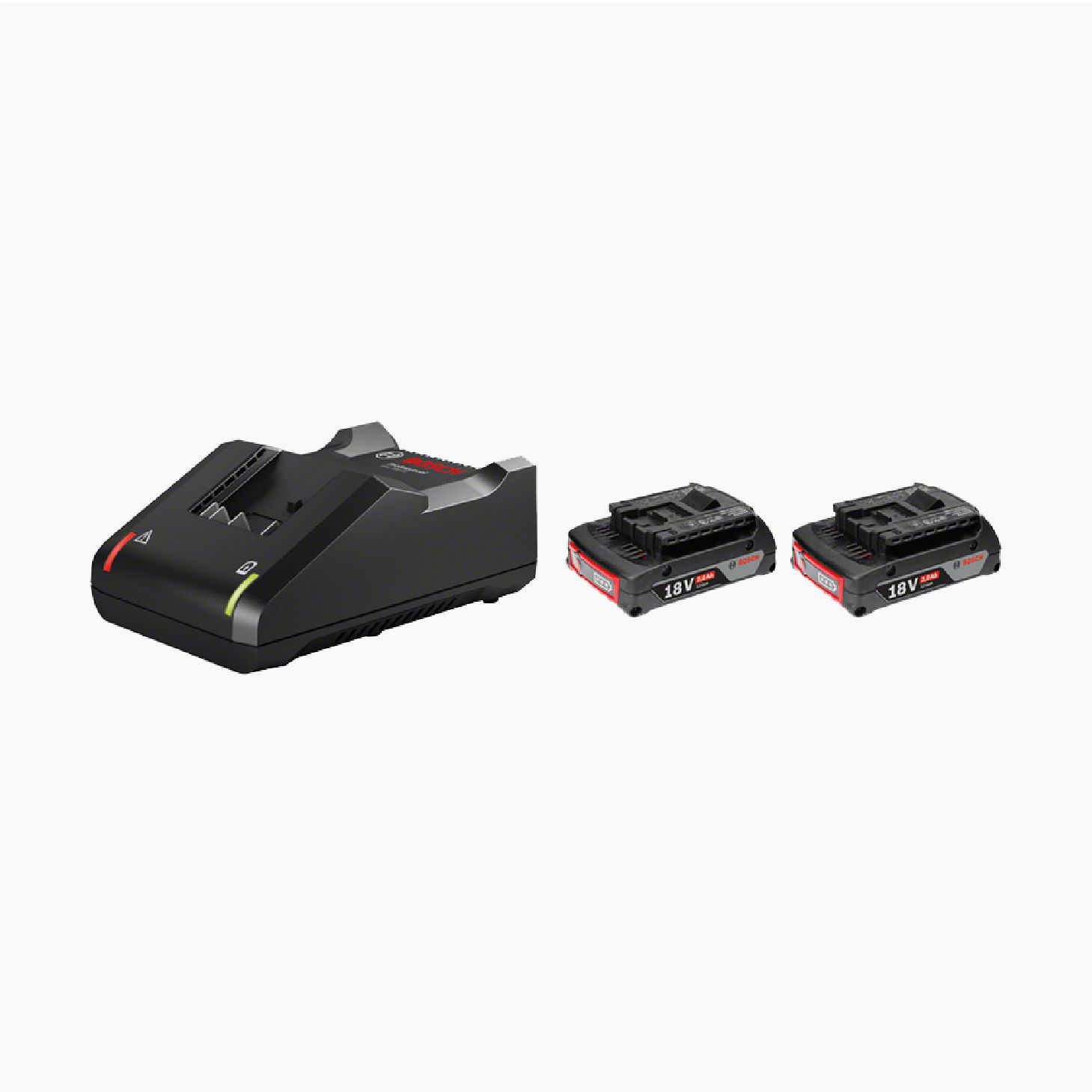 Starter Kit 2x GBA 18V 2.0Ah + GAL 18V-40