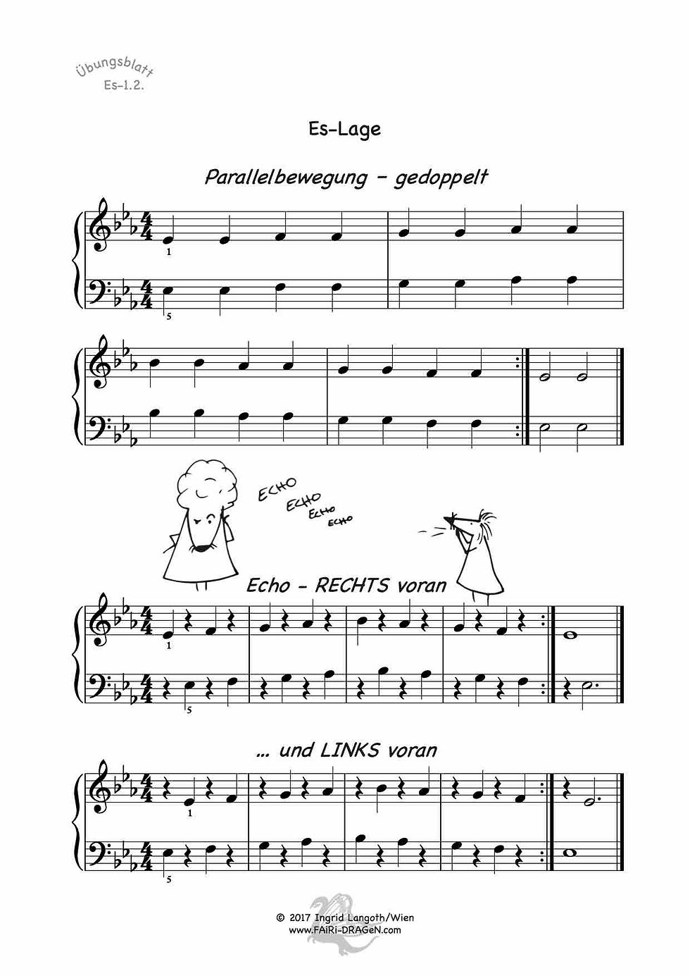 Miniaturbild: Klavierübungen in Es-Dur