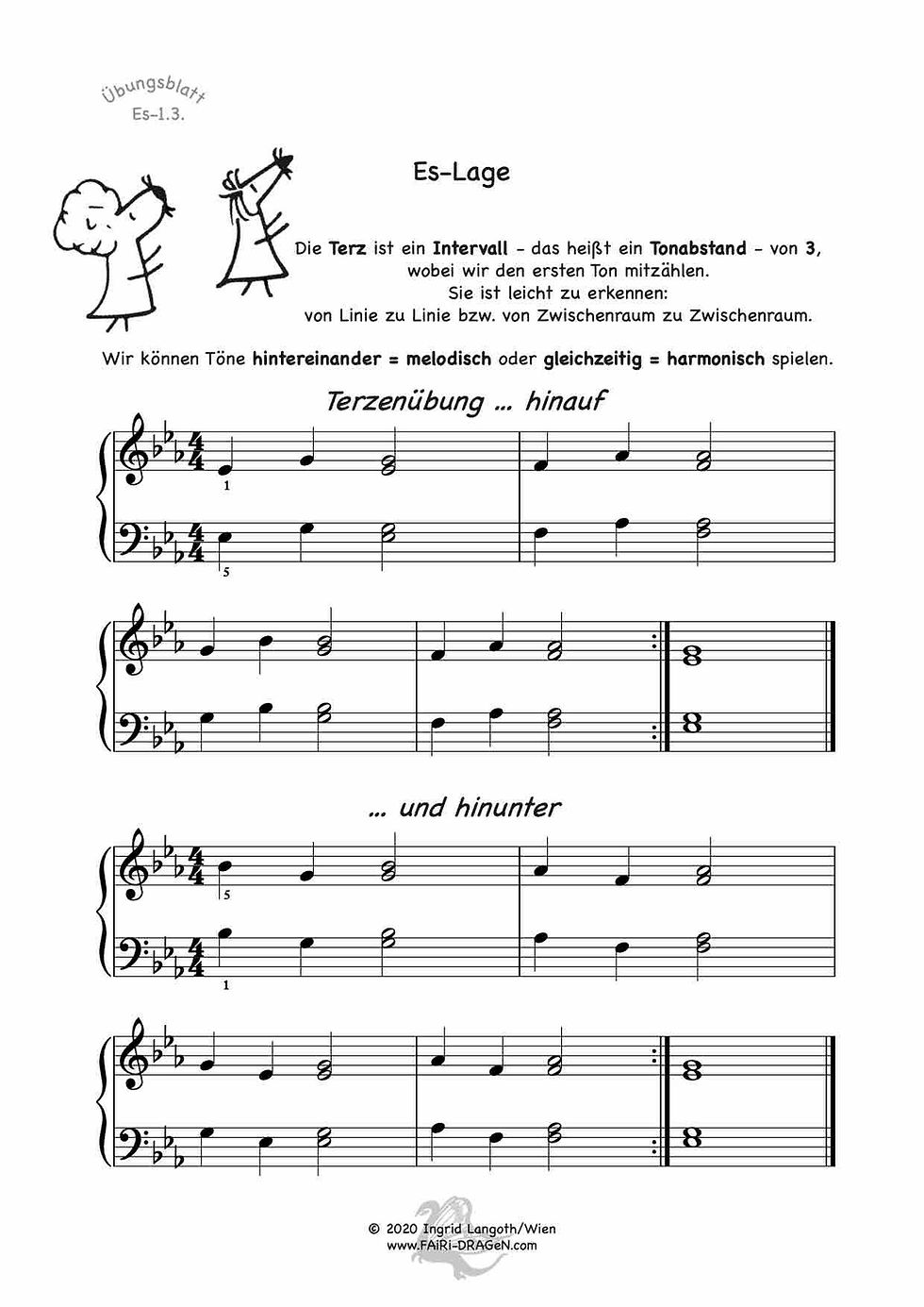 Miniaturbild: Klavierübungen in Es-Dur
