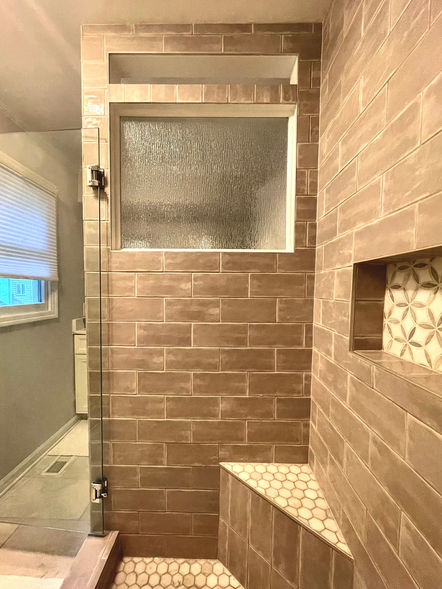 Custom Shower
Bathroom Remodel
Tilework