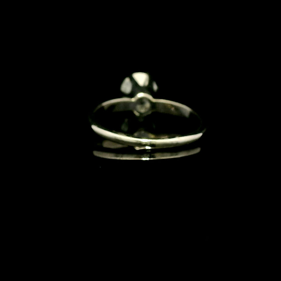 Thumbnail: Round Brilliant Cut Diamond Solitaire Engagement Ring in White Gold