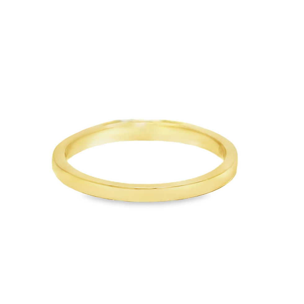Thumbnail: Round Brilliant-Cut Diamond Solitaire Two-Tone Gold Ring