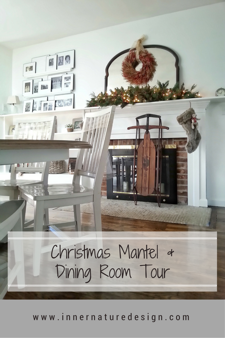 Christmas Mantel and Dining Room Tour