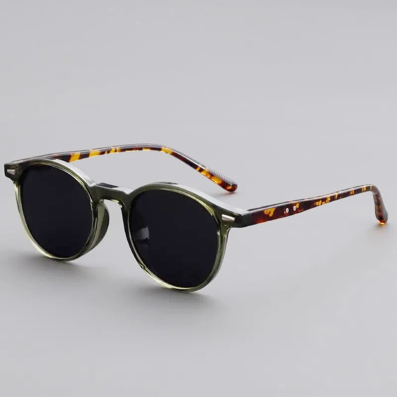 Vintage Round Sunglasses for Women Men Circular Sun Glasses Female Oval Eyewear