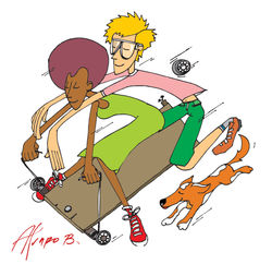 Chester y su carrito de balineras